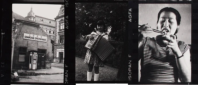 Fotoserie aufgenommen von Josef Strof über das Shanghai Speisehaus, für die Zeitschrift „Radio Wien“, 1948, Wien Museum, Inv.-Nr. 194523