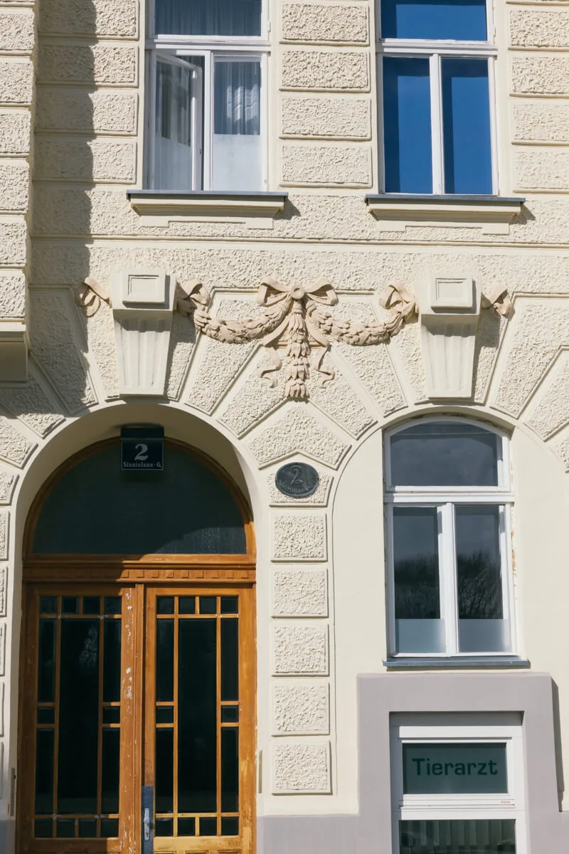 Stanislausgasse 2, Adresse der Familie Spiel nach 1918, Foto: Elodie Grethen