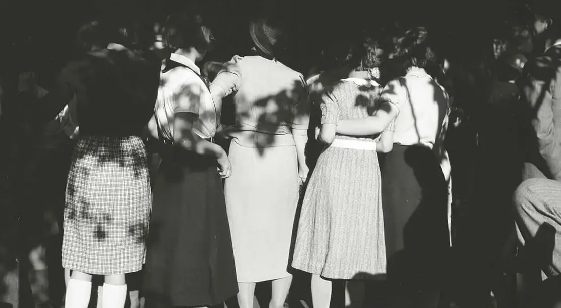 Robert Haas: Praterszene, aus der Serie: Böhmischer Prater, Laaer Berg, Wien 7.6.1938, © Wien Museum/Sammlung Robert Haas  