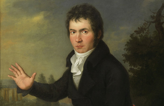 Joseph Willibrord Mählers Beethoven-Porträt