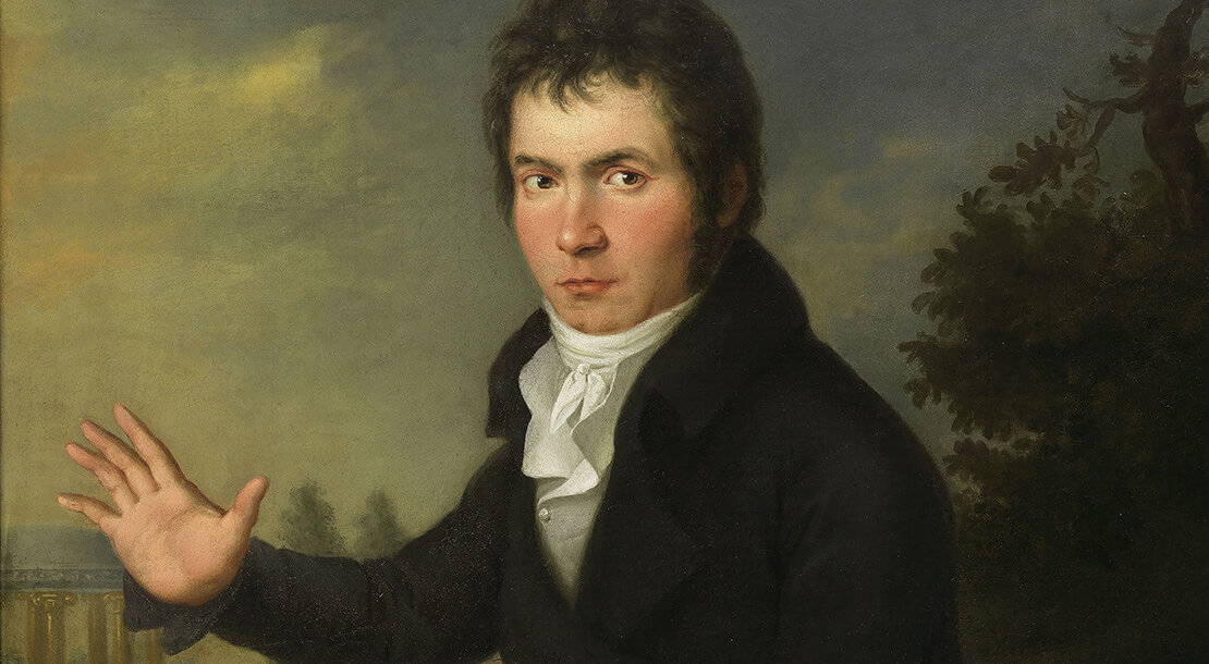 Joseph Willibrord Mähler: Ludwig van Beethoven (Ausschnitt), 1804/05, Öl auf Leinwand, Wien Museum 