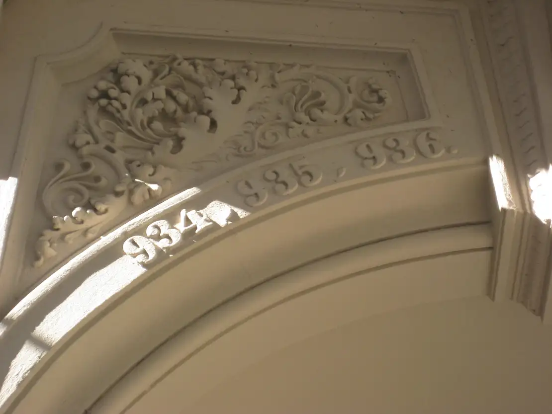 Rauhensteingasse 6, 1010 Wien: Konskriptionsnummern 934-936. Foto: Anton Tantner  