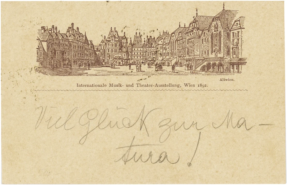 Musik- und Theaterausstellung, 1892, Leihgabe Helfried Seemann  