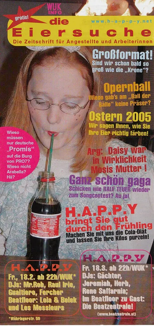 Kunst- und Satiremagazin „H.A.P.P.Y"-Gazetti, 2005, Wien Museum