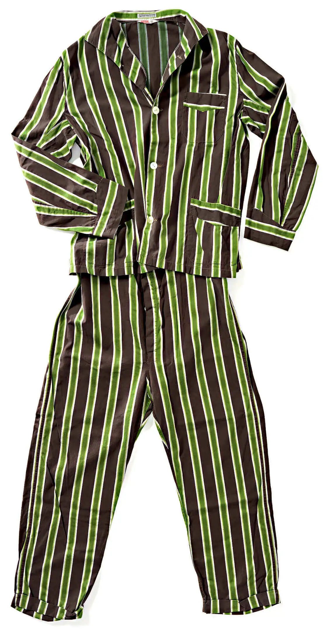 Herrenpyjama aus Baumwolle (Modell der Firma Gloriette), 1950er Jahre, Wien Museum
