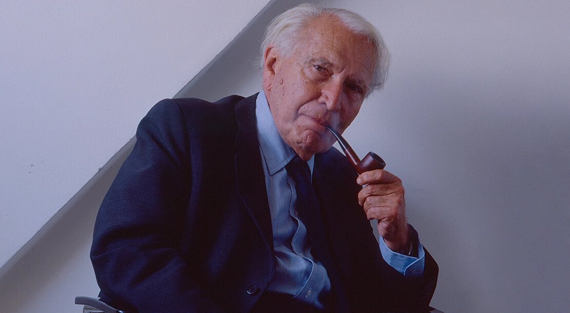 Erwin Chargaff, 1987, Porträt von Lillian Birnbaum