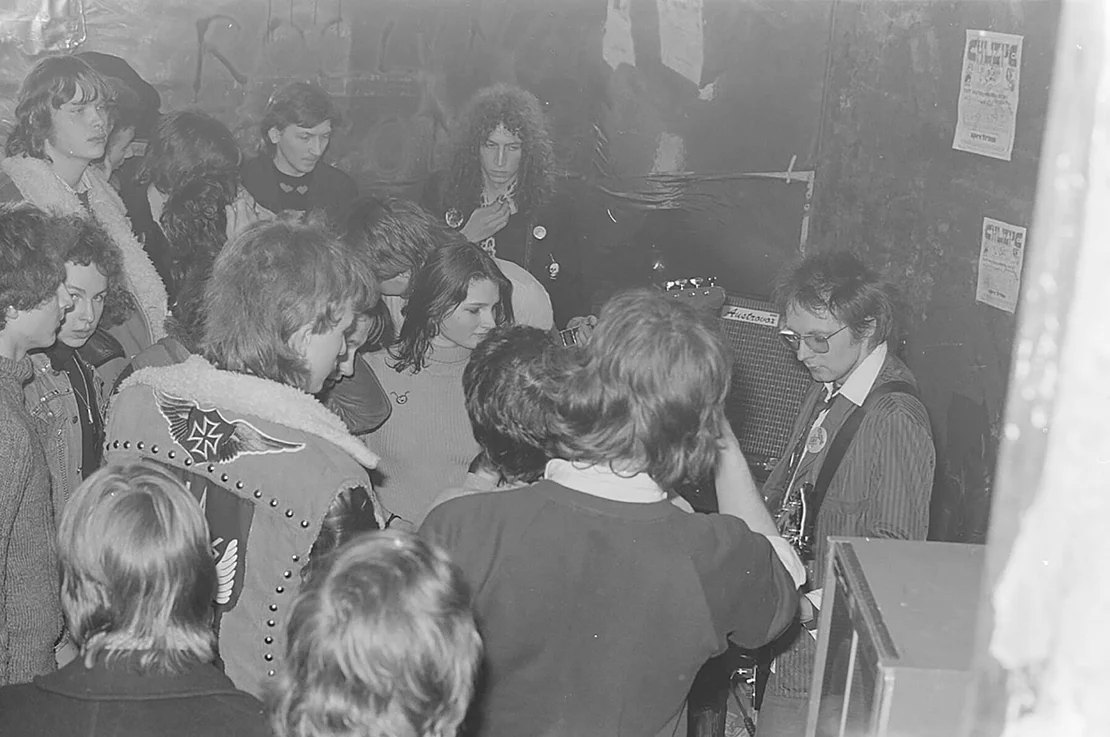 Chuzpe-Konzert im Milchkandl, 7. November 1977, Foto: Michael Snoj  