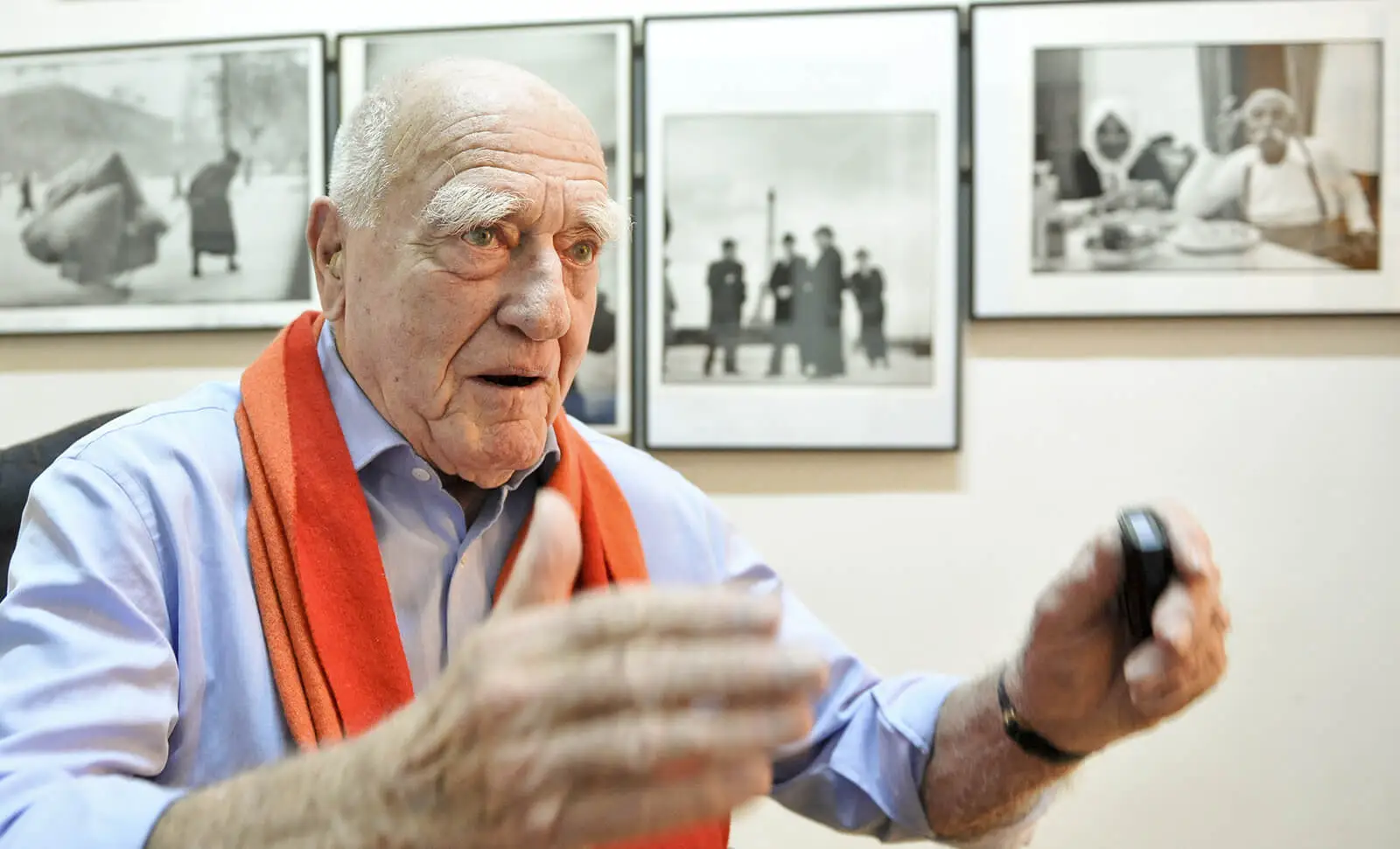 Fotograf Erich Lessing, 2012, Foto: APA-Images / APA / Herbert Neubauer  