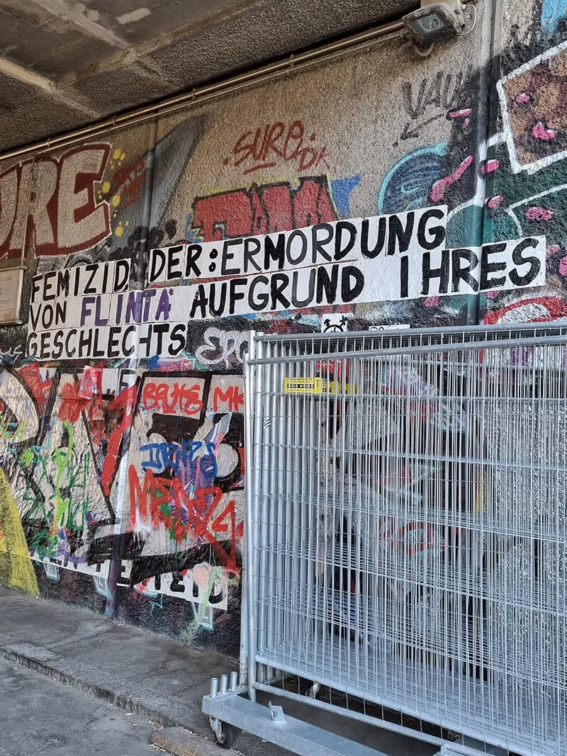 Femplak, Femizid, Wien, 2022, Foto: Karina Karadensky