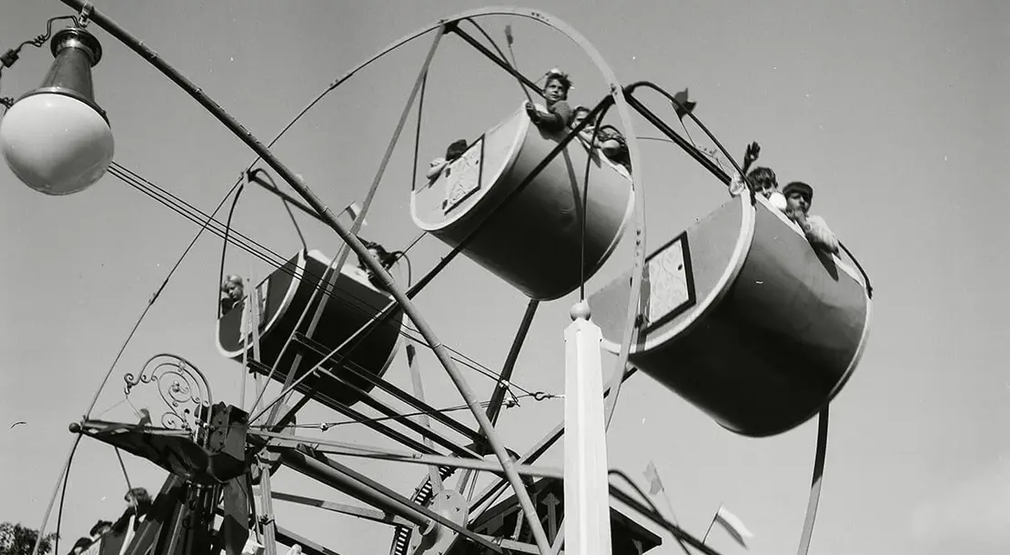 Robert Haas: Serie Böhmischer Prater, Laaer Berg, 7.6.1938, Wien Museum