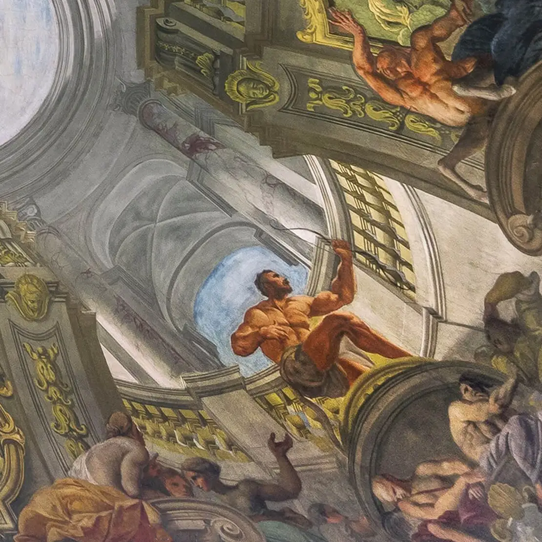 Andrea Pozzo: Deckenfresko Herkulessaal (Detail), © LIECHTENSTEIN. The Princely Collections, Vaduz-Vienna  