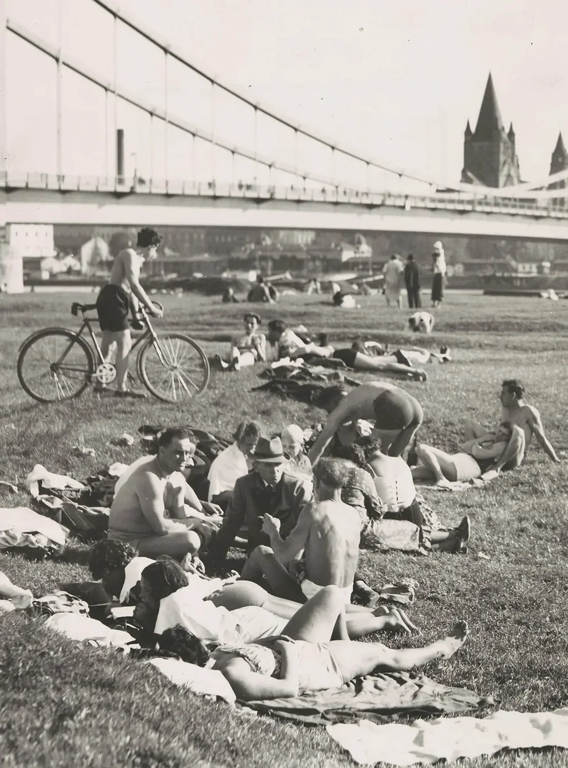 Sommer im Überschwemmungsgebiet, 1930, Foto: Stanislaus Wagner, Wien Museum, Inv.-Nr. 70898  
