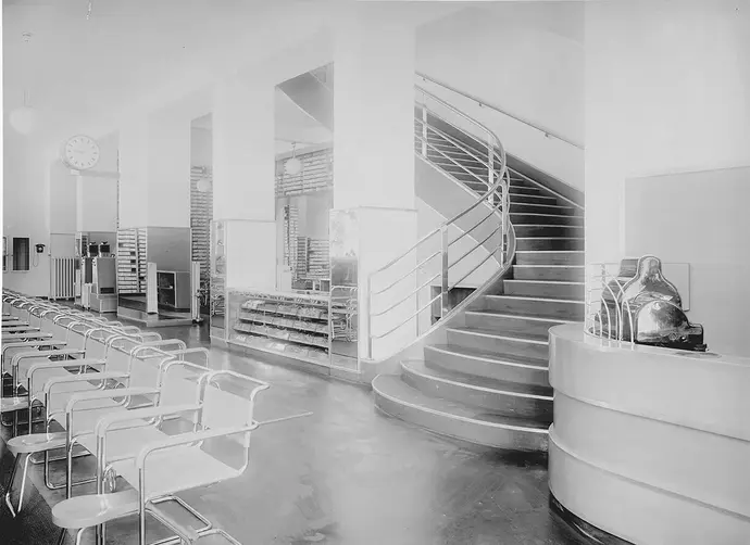 Innenansicht des Hermes-Schuhpalasts, Foto: Martin Gerlach jun., 1932, Wien Museum