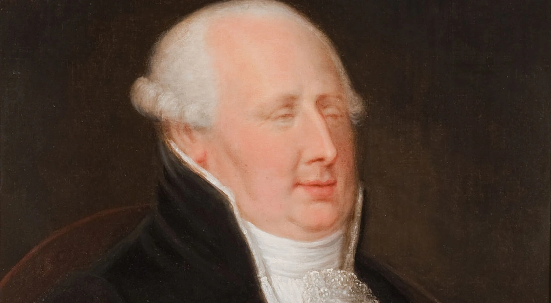 Pierre Joseph Célestin François: Ludwig Engelbert Marie Joseph Augustin von Arenberg, Öl auf Leinwand, 1815, Arenbergarchiv Edingen/Enghien (Ausschnitt)  