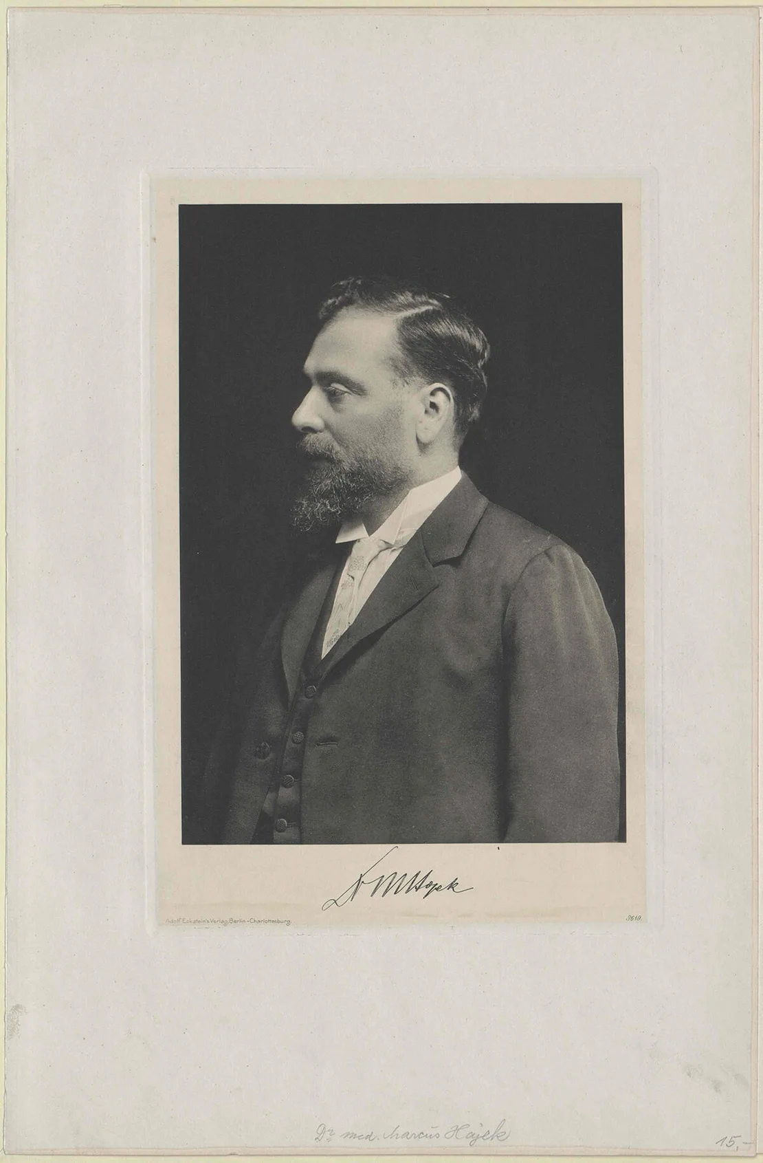 Markus Hajek, undatiertes Porträt, ÖNB-Bildarchiv / picturedesk.com