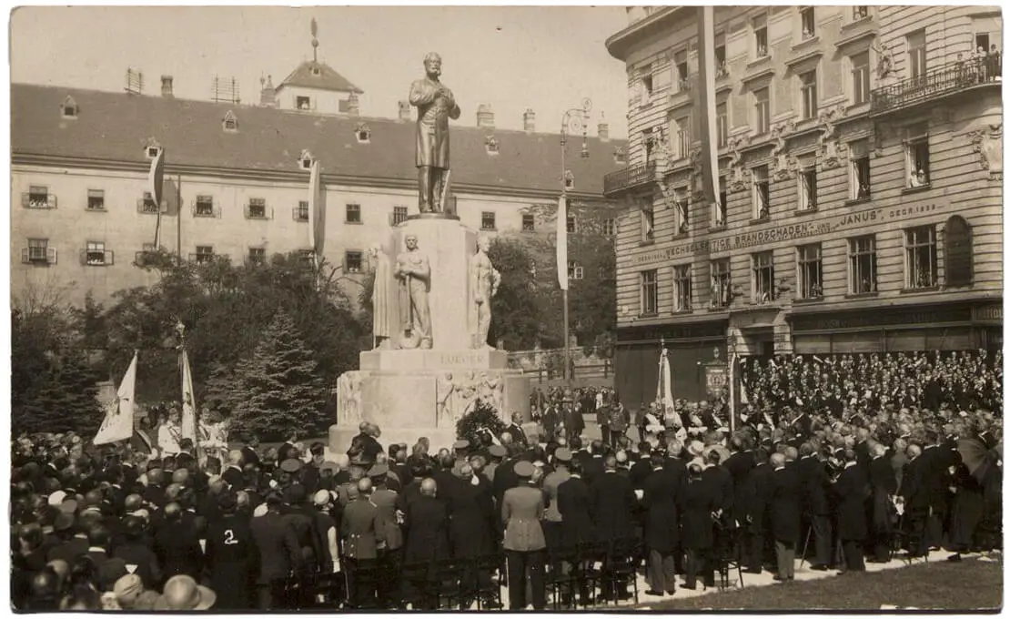 Einweihung des Lueger-Denkmals am gleichnamigen Platz, 1926, Wien Museum