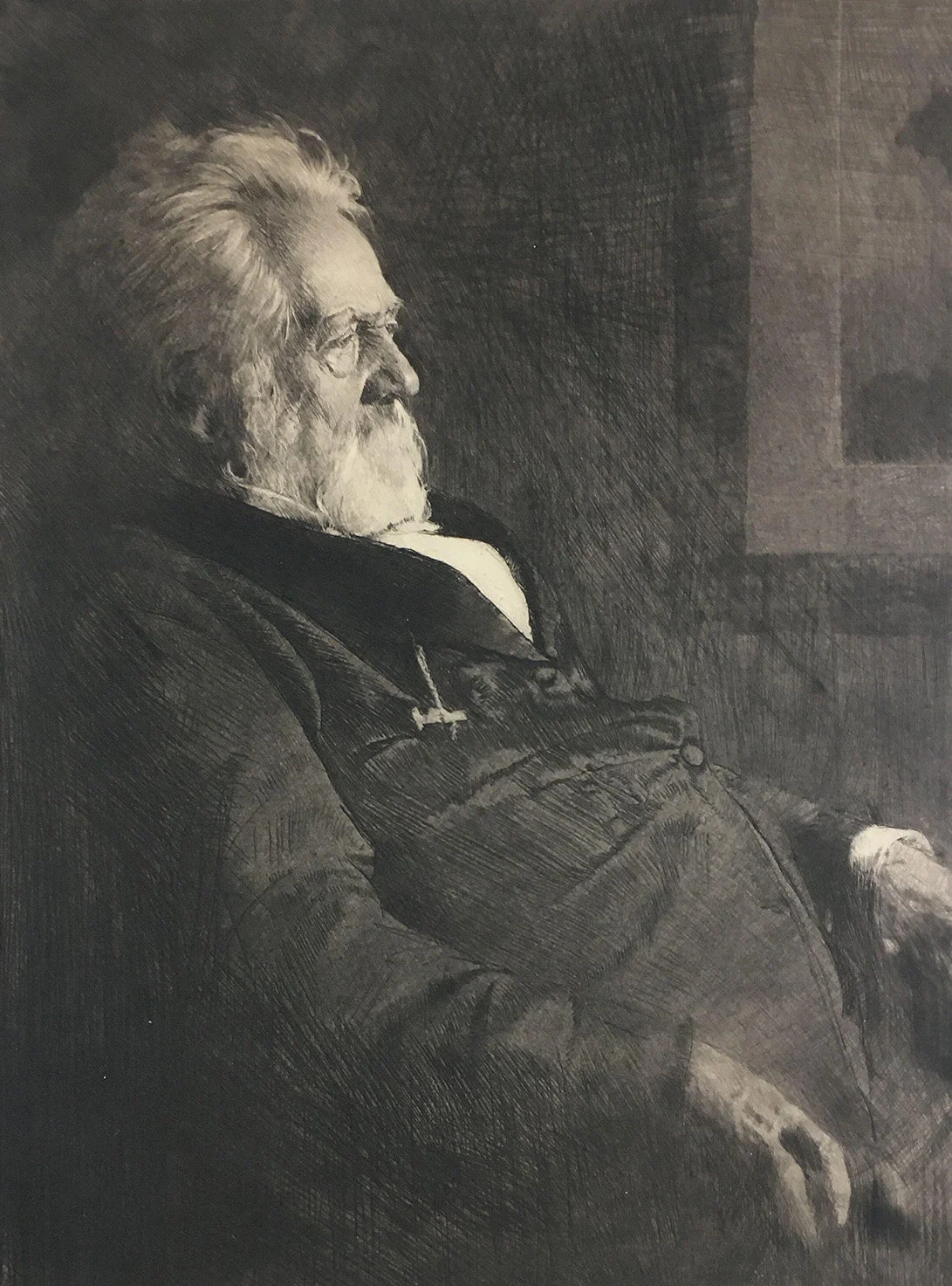 Ferdinand Schmutzer: Rudolf von Alt, 1899, Wien Museum