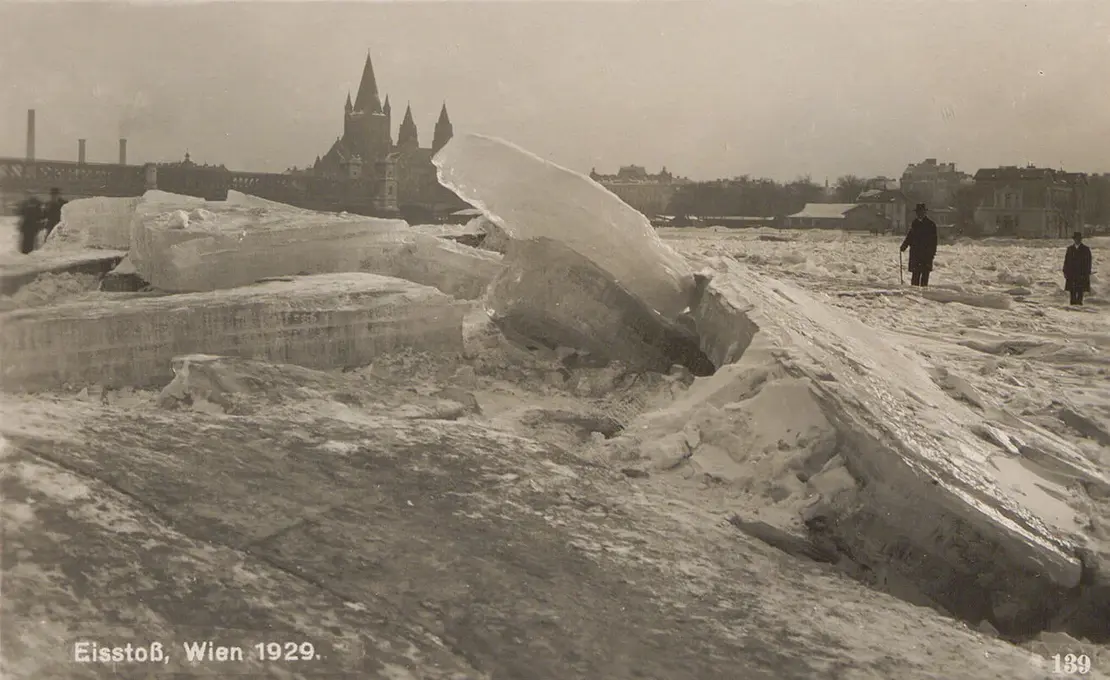 Eisstoß in Wien, 1929, Wien Museum, Inv.-Nr. 239784/7  