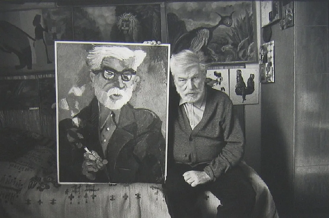 Didi Sattmann: Porträt Viktor Matejka, 1982, Wien Museum