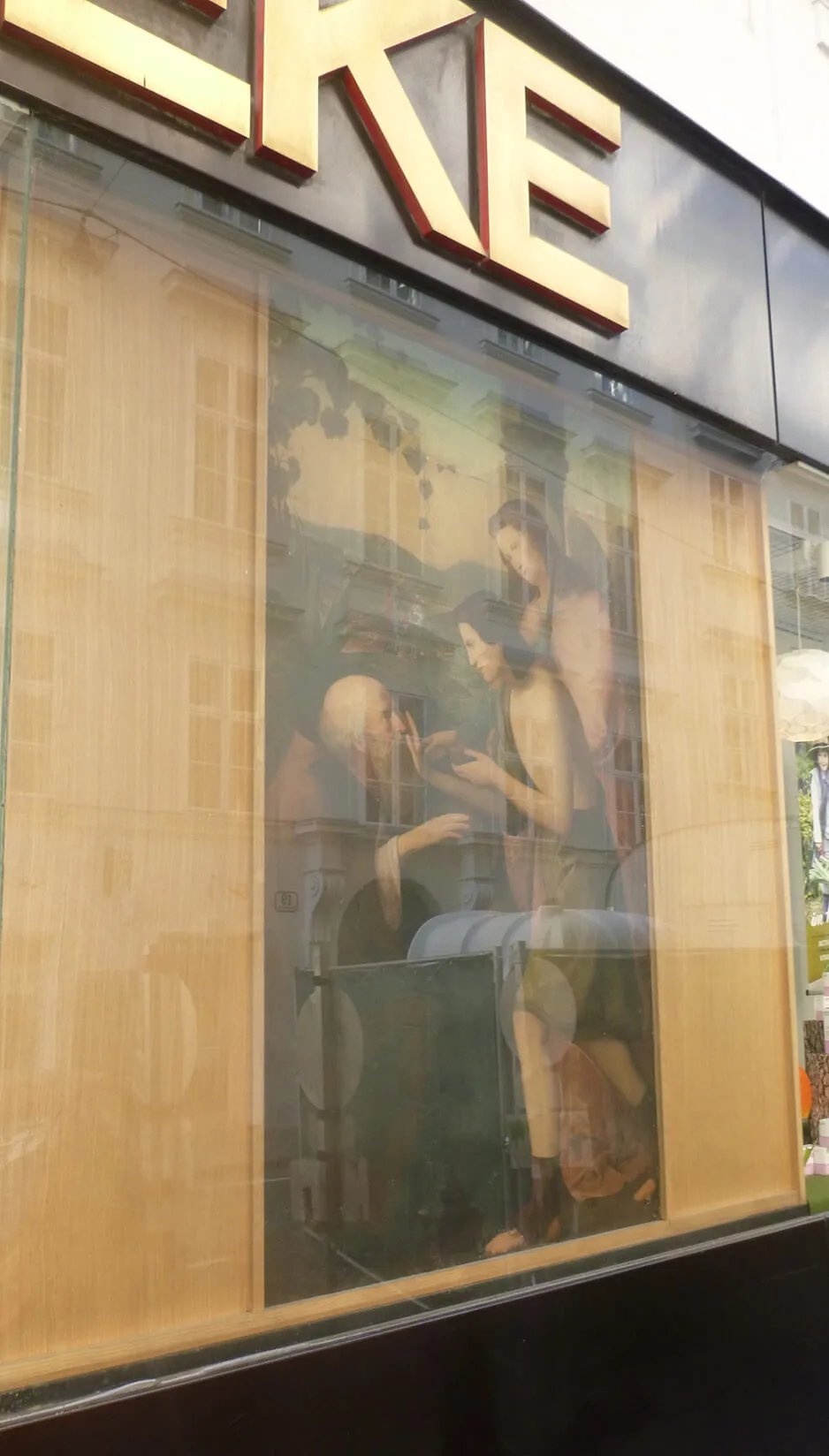 Himmelpfortgasse 14, Apotheke zur goldenen Krone, Geschäftsschild, Foto: Andreas Winkel, 2018  