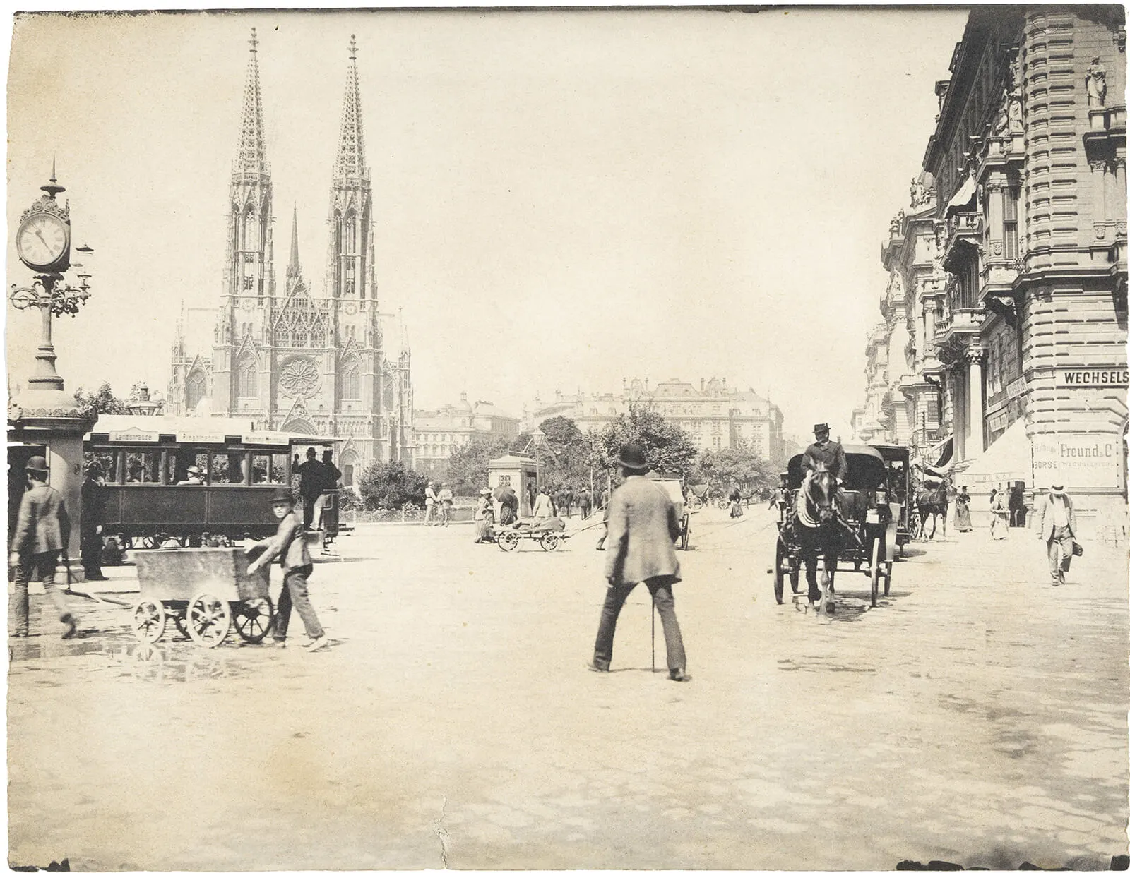 Unbekannt: Schottenkreuzung, 1878, Wien Museum  