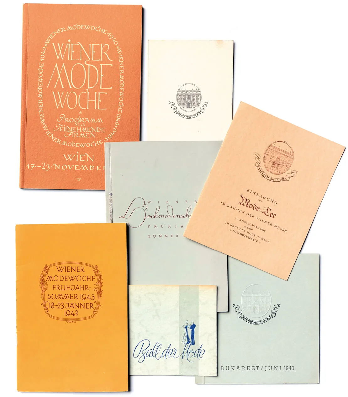 Programmhefte, Haus der Mode, 1939–1943, Wien Museum, Foto: Paul Bauer  