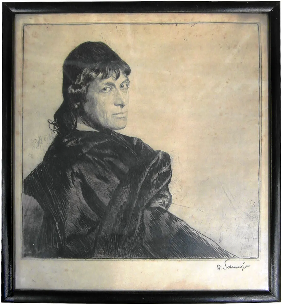 Ferdinand Schmutzer: Josef Kainz als Hamlet, 1906, Wien Museum