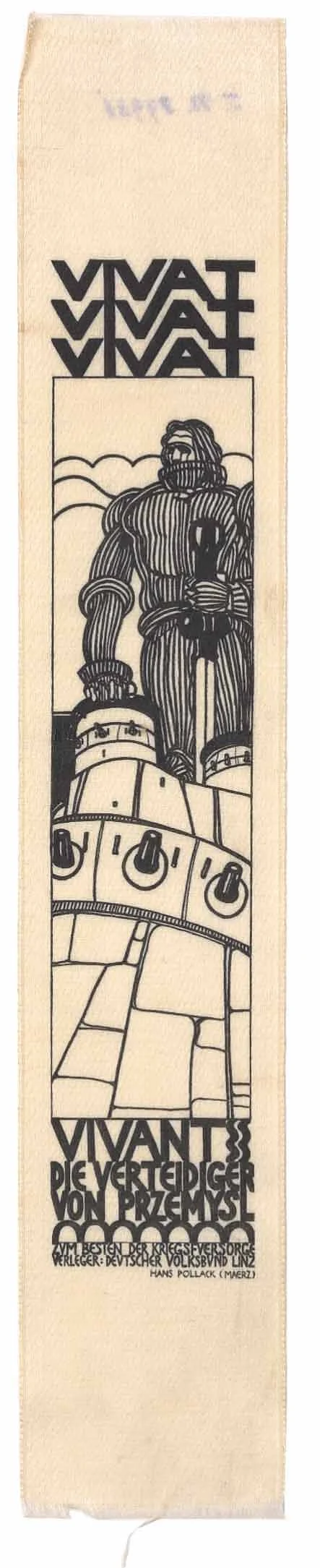 Vivatband von Hans Pollack, 1915, Sammlung Martin Pollack  