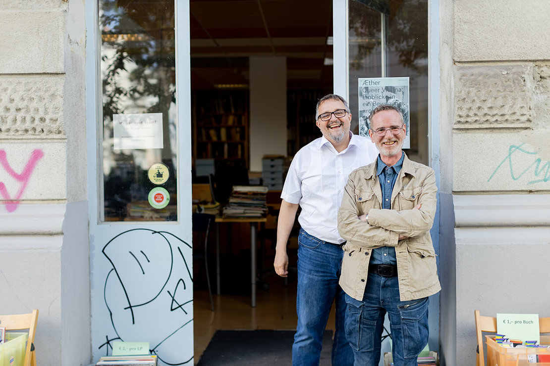 Andreas Brunner und Hannes Sulzenbacher, Co-Leiter und Gründer von QWIEN, Foto: Victoria Nazarova 