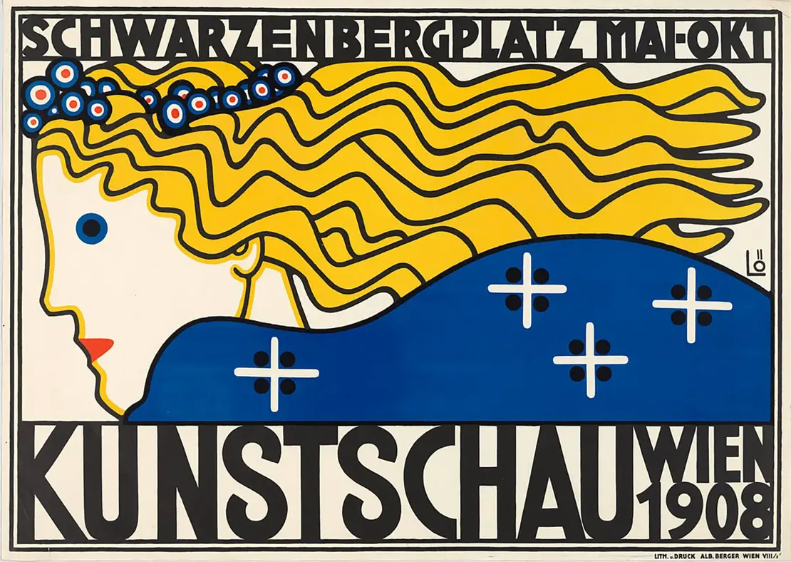 Bertold Löffler: Plakat für die Kunstschau 1908, Wien Museum, Inv.-Nr. 129090/1