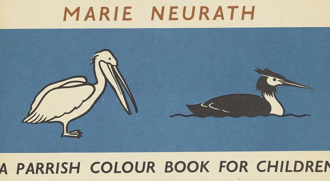Marie Neurath: The Wonder World of Birds, London 1953, Otto and Marie Neurath Isotype Collection, University of Reading (Ausschnitt)