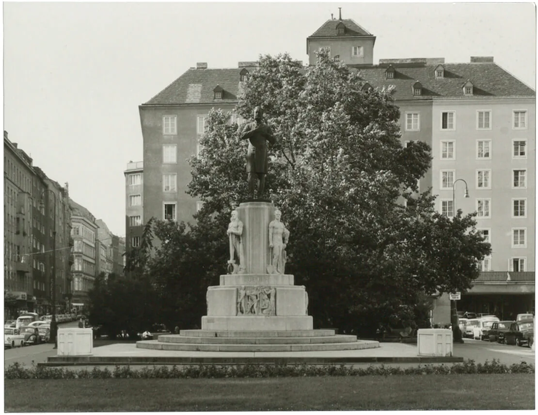 Josef Müllner: Lueger-Denkmal, Foto: Johanna Fiegl, 1965-1970, Wien Museum  