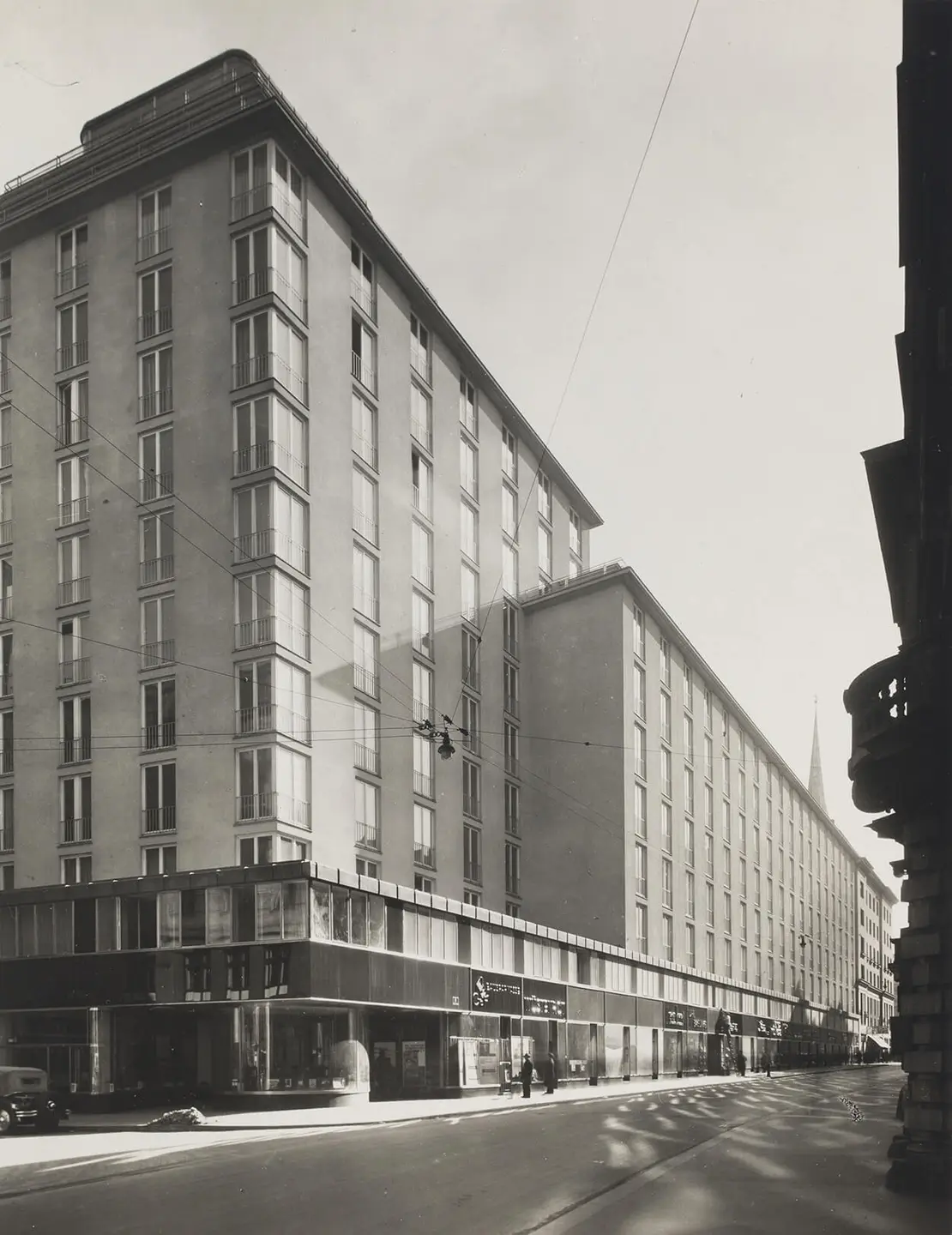 Hochhaus Herrengasse, 1932–1935, Foto: Bruno Reiffenstein, Wien Museum, Inv.-Nr. 185101