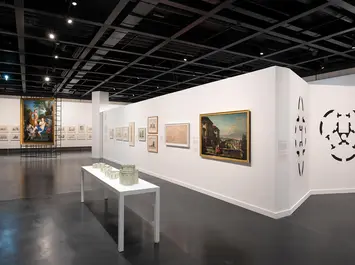 Ausstellungsansicht „Fischer von Erlach. Entwurf einer historischen Architektur“, Foto: Werner Feiersinger 