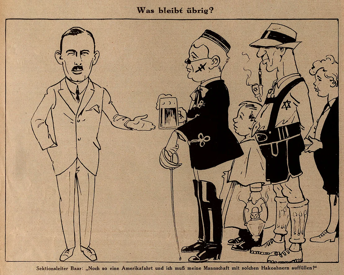 Karikatur aus: Illustriertes Sportblatt, 17. Juli 1926, ANNO/ÖNB  