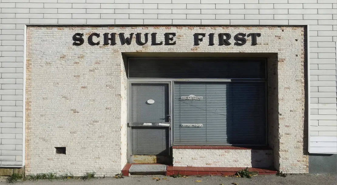 Fotomontage eines bisher nicht realisierten Leerstandsanagramms, Natalie Deewan