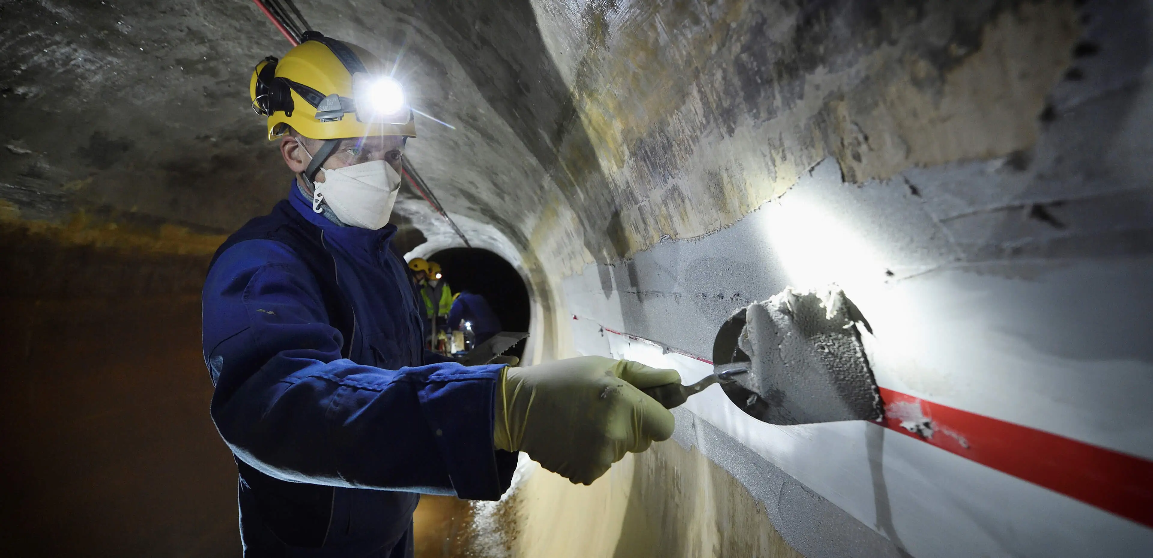 Ausbesserungsarbeiten, Archiv Wiener Wasser  