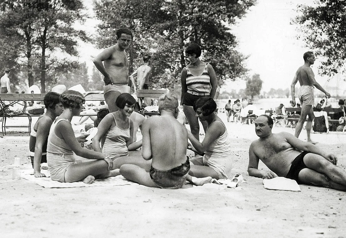 Familienbad im Gänsehäufel, Foto: MA 44