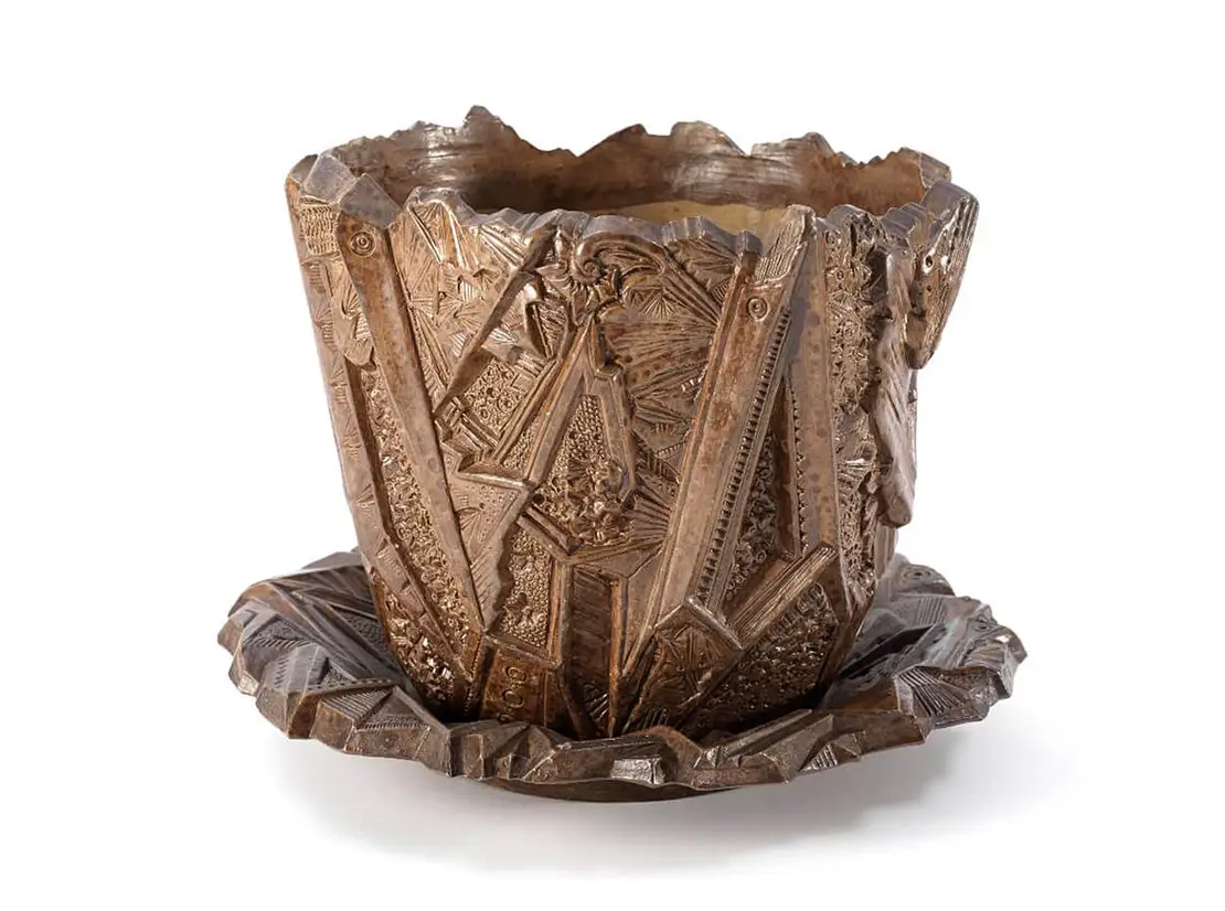 Blumentopf aus dem Besitz von Franz Grillparzer, um 1840, Wien Museum