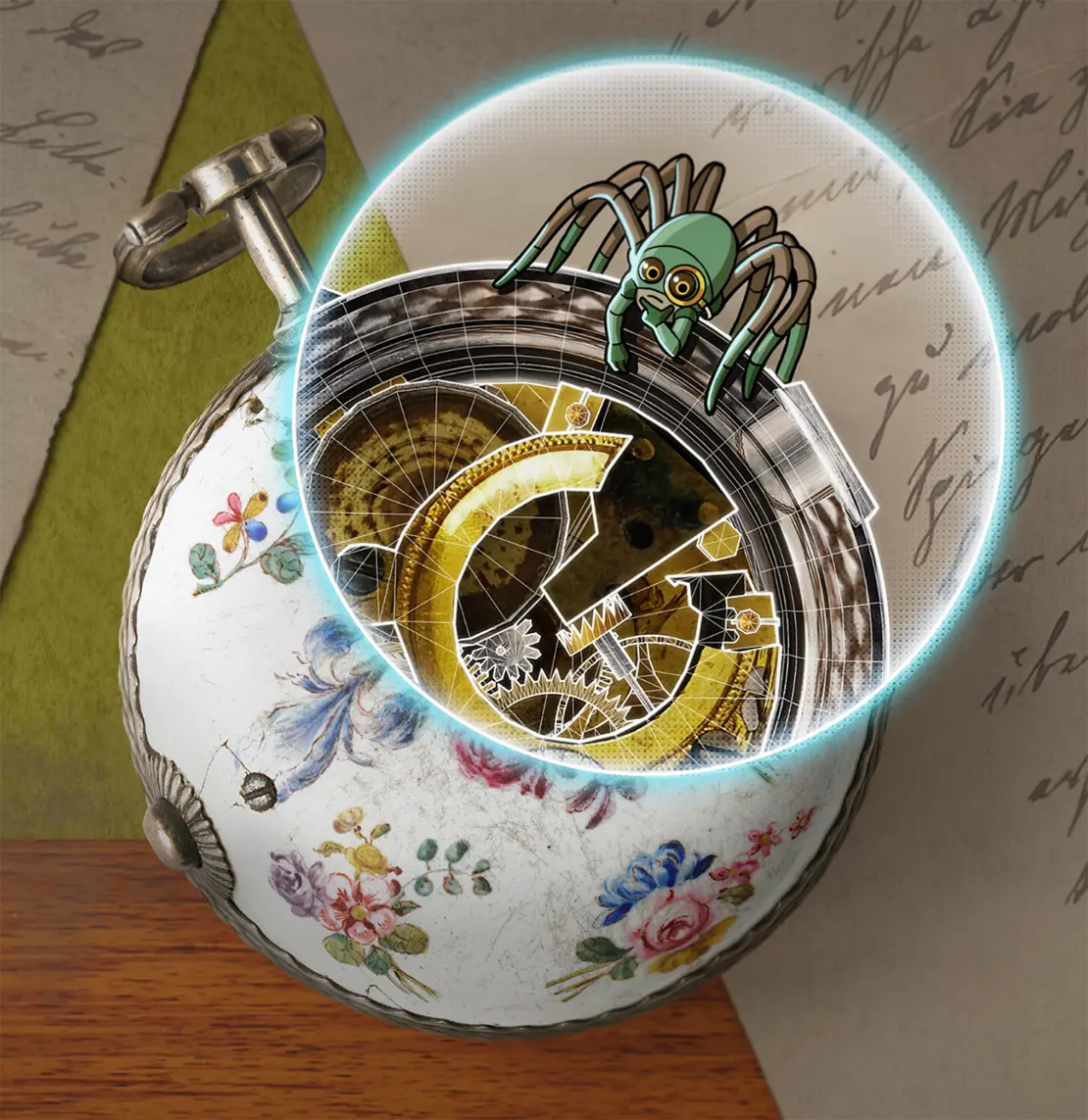 Ein geteiltes Geheimnis, Grafik: Daniel Rachbauer  