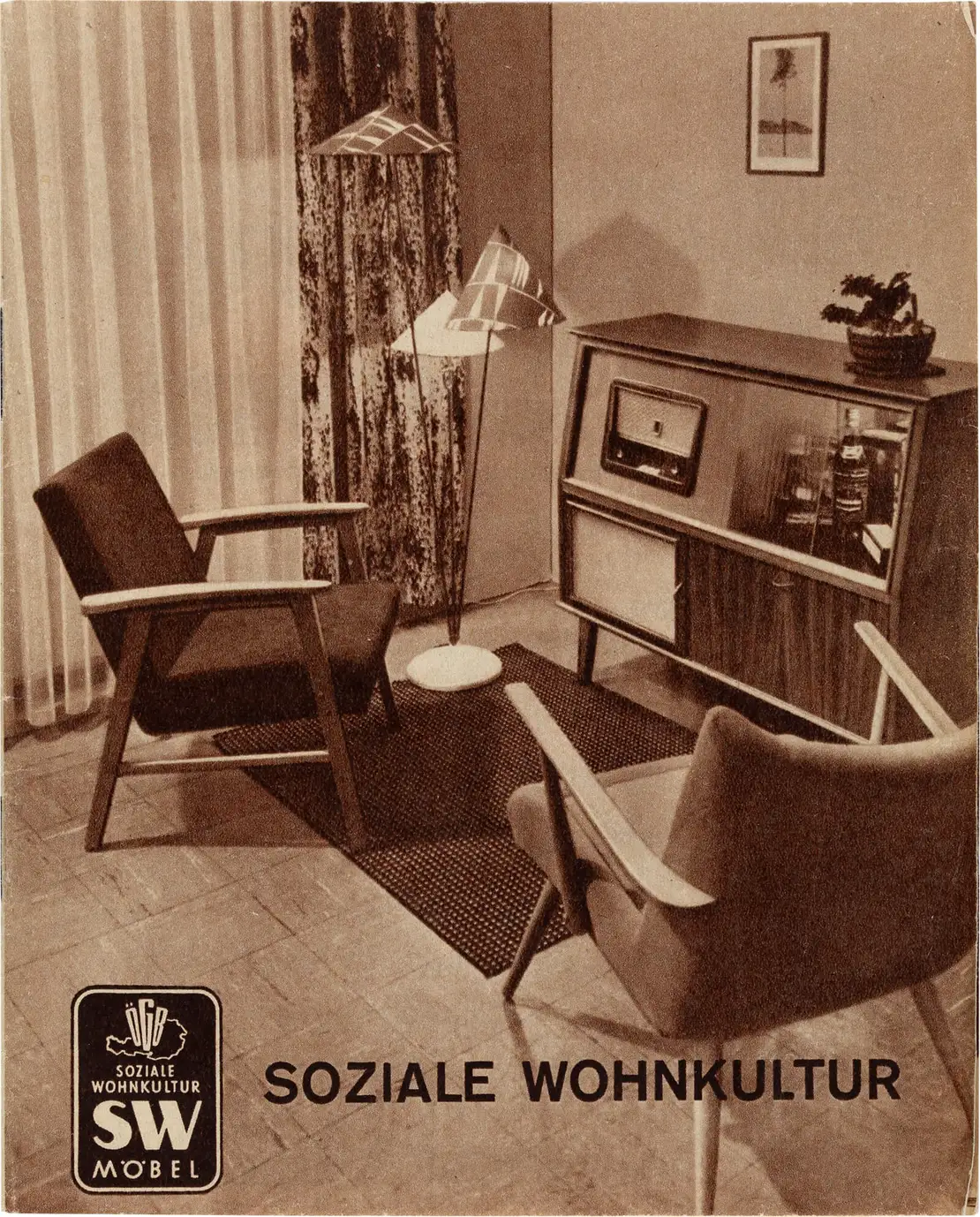Broschüre „Soziale Wohnkultur,“ 1954, Schenkung Sieglinde Pauser, Wien Museum, Inv.-Nr. 301047  