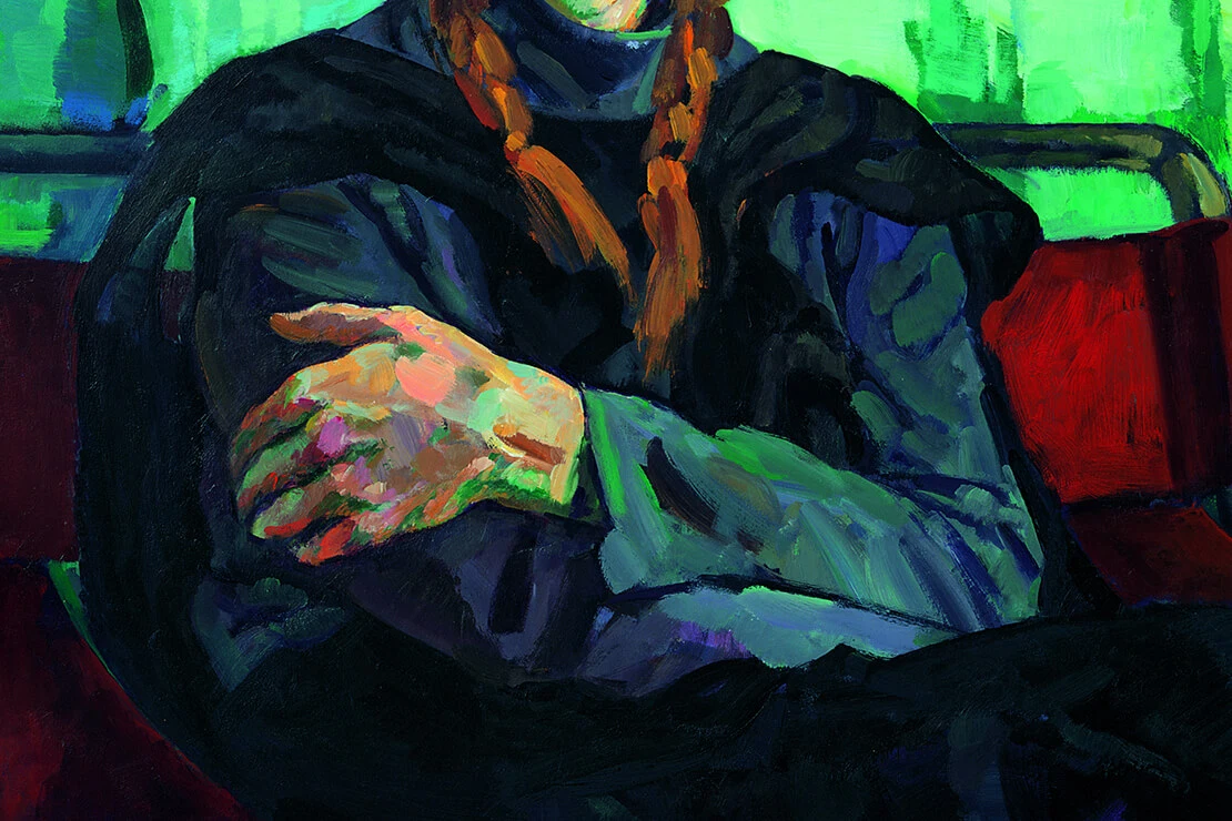 Xenia Hausner: Oh Wildnis (Detail), 1999, Wien Museum, © Studio Xenia Hausner / Bildrecht, Wien, 2021, Foto: Stefan Liewehr