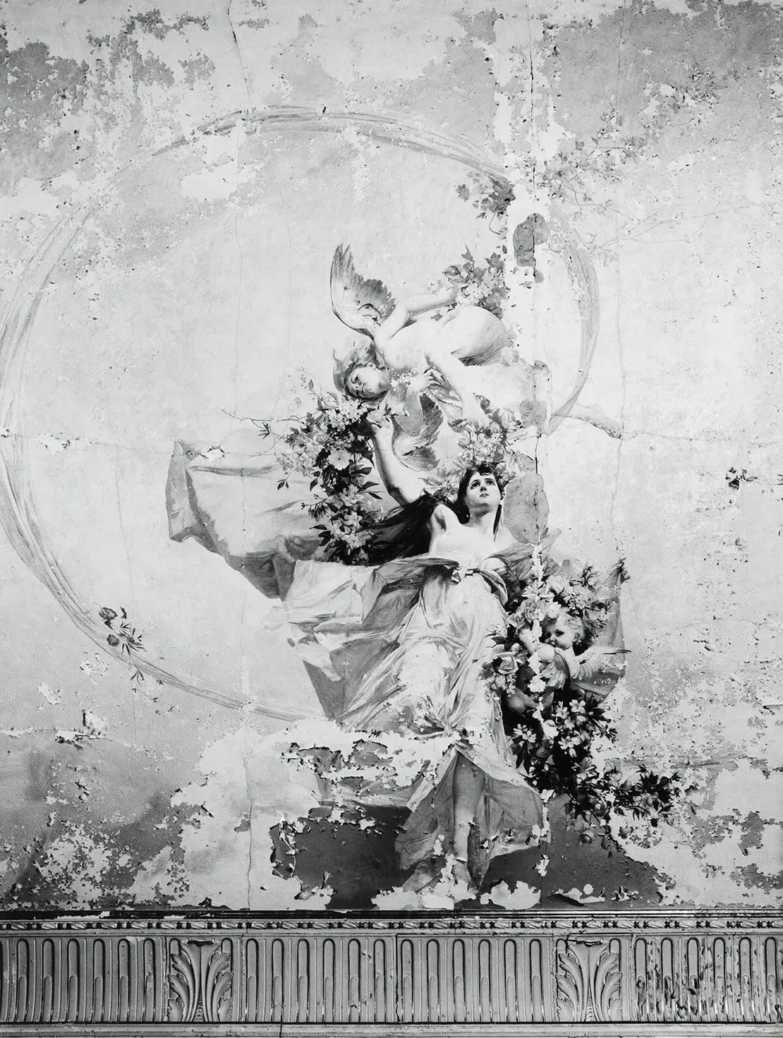 Elfriede Mejchar: Zerstörungen im Schreibzimmer der Kaiserin, um 1960, Wien Museum  