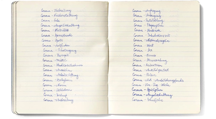 Das Covid-19-Wörterbuch von Oleksandra Stehlik