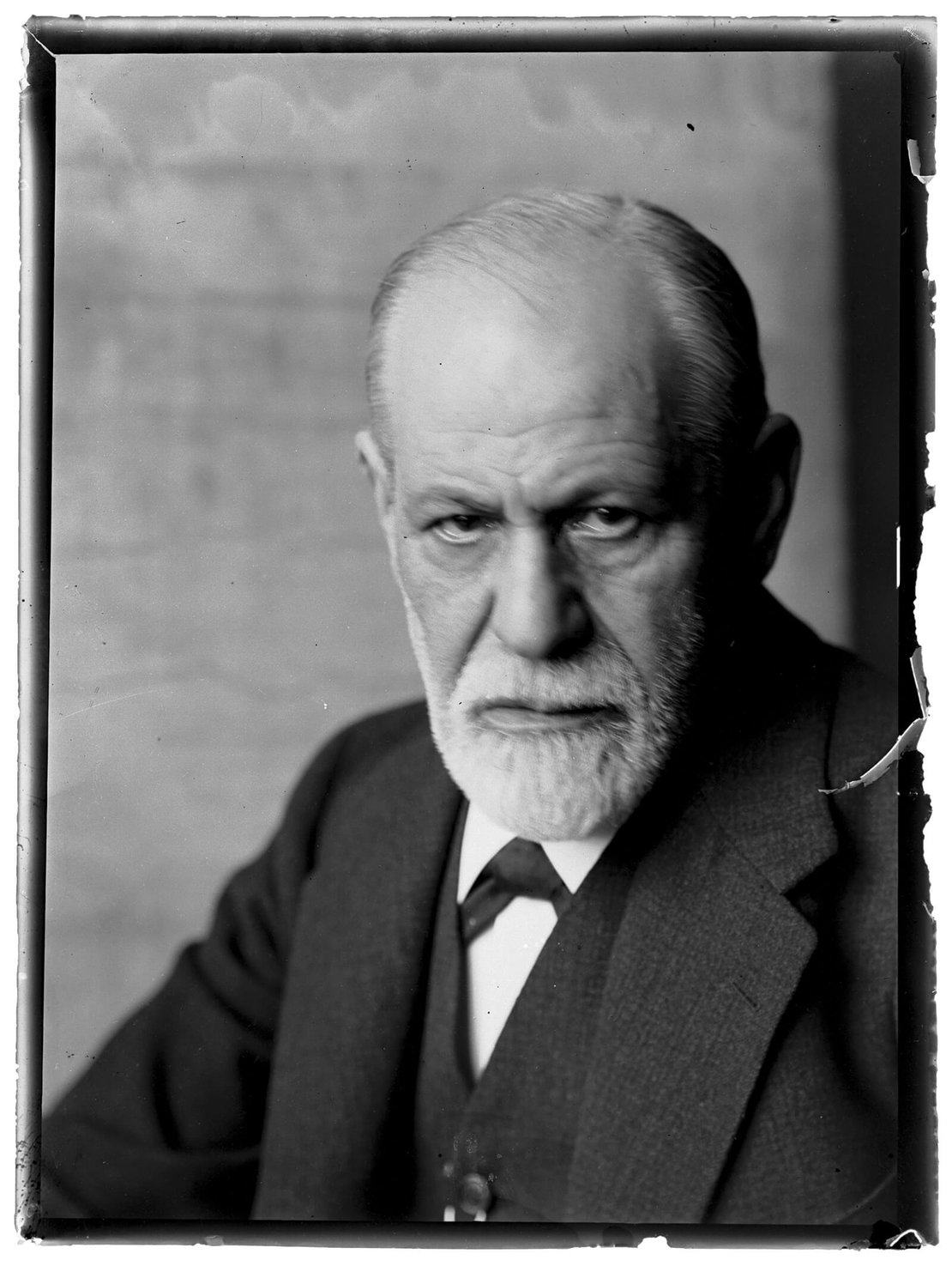 Ferdinand Schmutzer: Fotoporträt Sigmund Freud, 1926, ÖNB Bildarchiv und Grafiksammlung 
