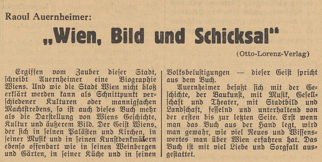 Bericht in Der Telegraf, 20. Dezember 1937, ANNO/ÖNB