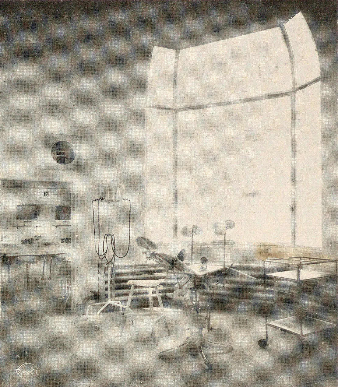 Der Operationssaal, Abbildung aus: Erdgeist: Jahrgang 4, Nr. 1, 1909, ANNO/ÖNB  