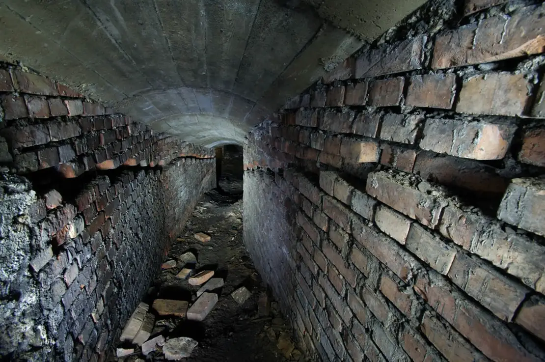 Verbindungsgang des Schutzraumnetzes, Foto: Thomas Keplinger  