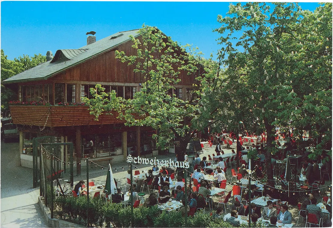 Ansichtskarte vom Schweizerhaus, 1980er Jahre, Wien Museum