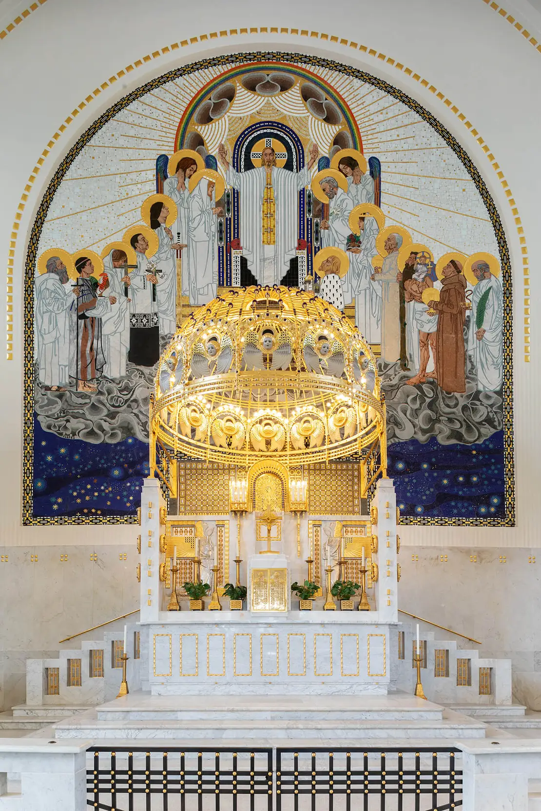 Apsismosaik von Leopold Forstner, Foto: Lisa Rastl/Wien Museum  